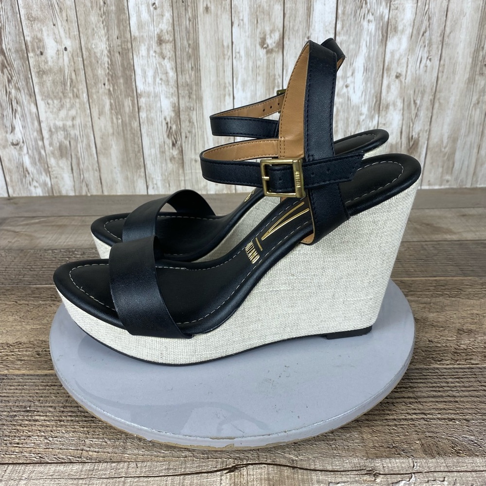 Vizzano Women’s Brazilian Black Wedge Size 9